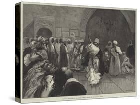 Howling Dervishes in Old Cairo-Charles Auguste Loye-Stretched Canvas