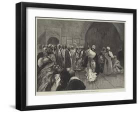 Howling Dervishes in Old Cairo-Charles Auguste Loye-Framed Giclee Print