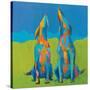 Howling Hounds-Phyllis Adams-Stretched Canvas