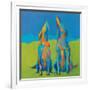 Howling Hounds-Phyllis Adams-Framed Art Print