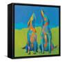 Howling Hounds-Phyllis Adams-Framed Stretched Canvas