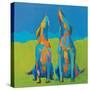 Howling Hounds-Phyllis Adams-Stretched Canvas