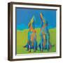 Howling Hounds-Phyllis Adams-Framed Art Print