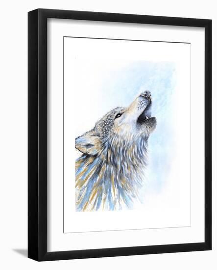 Howling Wolf-Michelle Faber-Framed Giclee Print