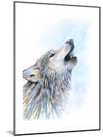 Howling Wolf-Michelle Faber-Mounted Giclee Print