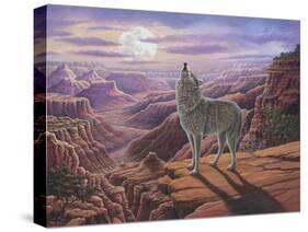 Howling Wolf-Robert Wavra-Stretched Canvas