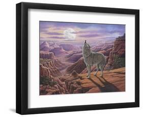 Howling Wolf-Robert Wavra-Framed Premium Giclee Print