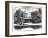 Howth Castle, Dublin Bay, 19th Century-null-Framed Giclee Print