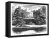 Howth Castle, Dublin Bay, 19th Century-null-Framed Stretched Canvas