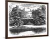 Howth Castle, Dublin Bay, 19th Century-null-Framed Giclee Print