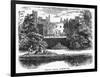 Howth Castle, Dublin Bay, 19th Century-null-Framed Giclee Print