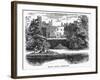 Howth Castle, Dublin Bay, 19th Century-null-Framed Giclee Print