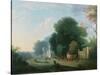 Howth Castle near Dublin-William Ashford-Stretched Canvas