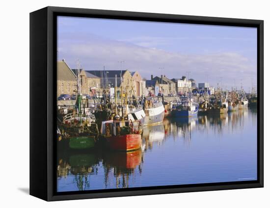 Howth Harbour, Dublin, Ireland/Eire-Tim Hall-Framed Stretched Canvas