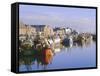 Howth Harbour, Dublin, Ireland/Eire-Tim Hall-Framed Stretched Canvas