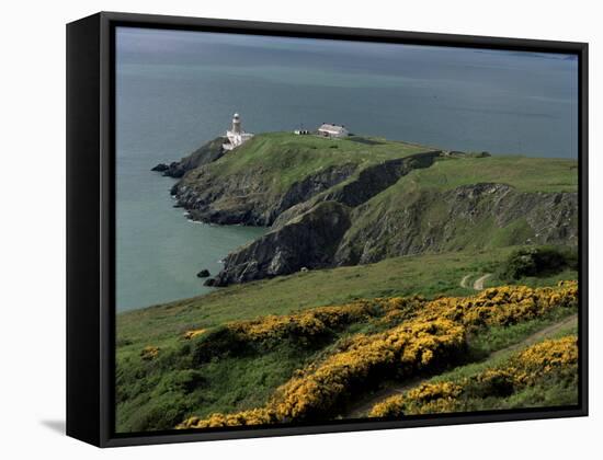 Howth Head Lighthouse, County Dublin, Eire (Republic of Ireland)-G Richardson-Framed Stretched Canvas