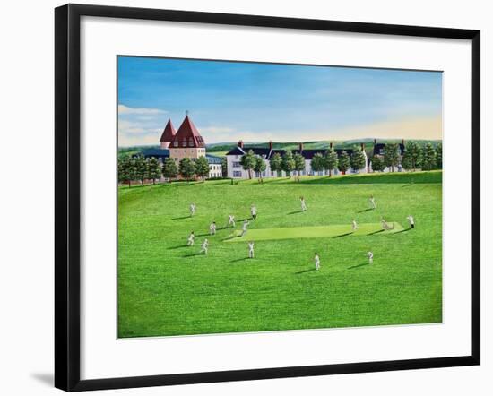 Howzat! Cricket at Poundbury, 2012-Liz Wright-Framed Giclee Print