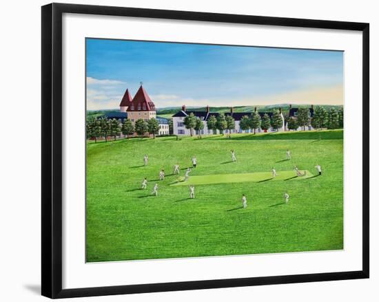 Howzat! Cricket at Poundbury, 2012-Liz Wright-Framed Giclee Print