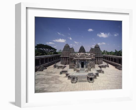 Hoysala Period Somnathpur Temple Dating from 1260 AD, Somnathpur, Karnataka State, India-David Beatty-Framed Photographic Print