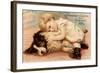 Hoytes Cologne, Dogs, Womens, USA, 1890-null-Framed Giclee Print