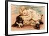 Hoytes Cologne, Dogs, Womens, USA, 1890-null-Framed Giclee Print