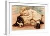 Hoytes Cologne, Dogs, Womens, USA, 1890-null-Framed Premium Giclee Print