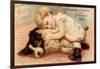 Hoytes Cologne, Dogs, Womens, USA, 1890-null-Framed Giclee Print