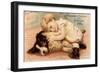 Hoytes Cologne, Dogs, Womens, USA, 1890-null-Framed Giclee Print