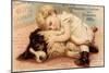 Hoytes Cologne, Dogs, Womens, USA, 1890-null-Mounted Giclee Print