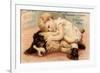 Hoytes Cologne, Dogs, Womens, USA, 1890-null-Framed Giclee Print