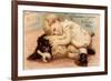 Hoytes Cologne, Dogs, Womens, USA, 1890-null-Framed Giclee Print