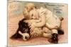 Hoytes Cologne, Dogs, Womens, USA, 1890-null-Mounted Giclee Print