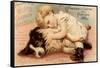 Hoytes Cologne, Dogs, Womens, USA, 1890-null-Framed Stretched Canvas