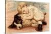 Hoytes Cologne, Dogs, Womens, USA, 1890-null-Stretched Canvas