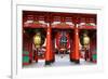 Hozomon Gate at Sensoji Asakusa Temple-coward_lion-Framed Photographic Print