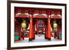 Hozomon Gate at Sensoji Asakusa Temple-coward_lion-Framed Photographic Print