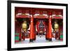 Hozomon Gate at Sensoji Asakusa Temple-coward_lion-Framed Photographic Print