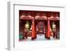 Hozomon Gate at Sensoji Asakusa Temple-coward_lion-Framed Photographic Print