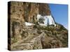 Hozoviotissa Monastery, Amorgos, Cyclades, Greek Islands, Greece, Europe-Tuul-Stretched Canvas