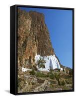 Hozoviotissa Monastery, Amorgos, Cyclades, Greek Islands, Greece, Europe-Tuul-Framed Stretched Canvas