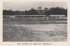 The Hamilton Cricket Ground, Bermuda, 1912-HP Baily-Framed Giclee Print