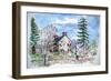 Hpuse, Chaddsford, Pa., 1996-Anthony Butera-Framed Giclee Print