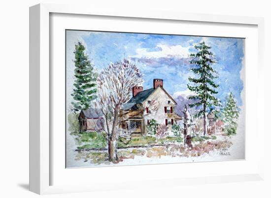 Hpuse, Chaddsford, Pa., 1996-Anthony Butera-Framed Giclee Print