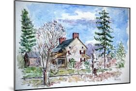 Hpuse, Chaddsford, Pa., 1996-Anthony Butera-Mounted Giclee Print