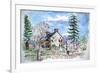 Hpuse, Chaddsford, Pa., 1996-Anthony Butera-Framed Giclee Print