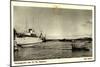 Hr. Ms. Neptunus, Dampfschiff Am Hafen, Motorboot-null-Mounted Giclee Print