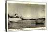 Hr. Ms. Neptunus, Dampfschiff Am Hafen, Motorboot-null-Stretched Canvas