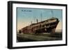 Hr. Ms. Van Speijk, Dampfschiff Angelegt Am Hafen-null-Framed Giclee Print