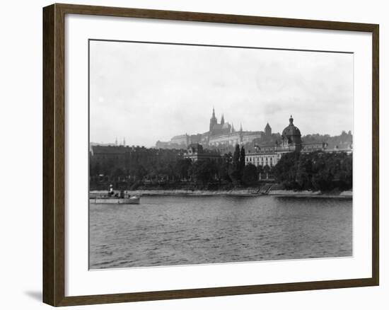 Hradcany Hill in Prague, Czechoslovakia-null-Framed Photographic Print