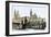Hradschin Palace, Kleinseite, and Bridge over the Vltava River in Prague, Czechoslovakia, 1800s-null-Framed Giclee Print
